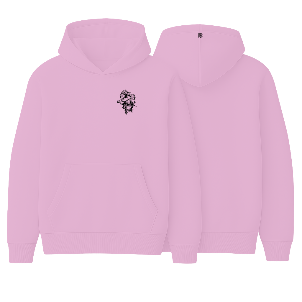 Design ZWO. - Hoodie - Aufdruck schwarz