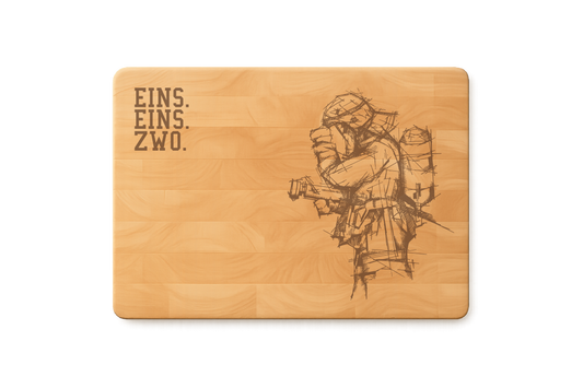 Holzbrett - EINS.EINS.ZWO.