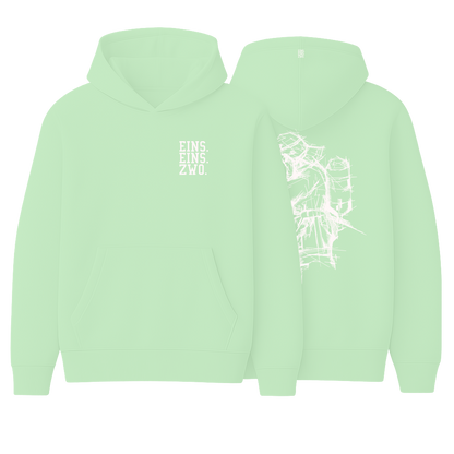 Design EINS. - Hoodie - Aufdruck weiß