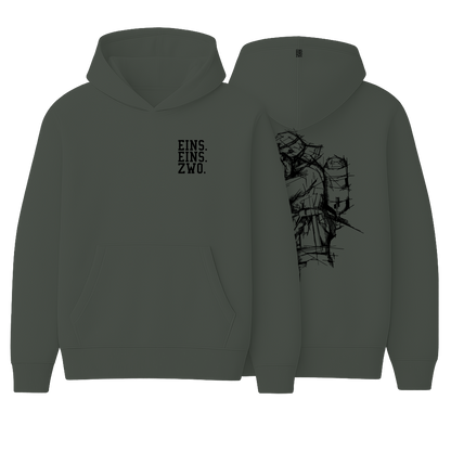Design EINS. - Hoodie - Aufdruck schwarz