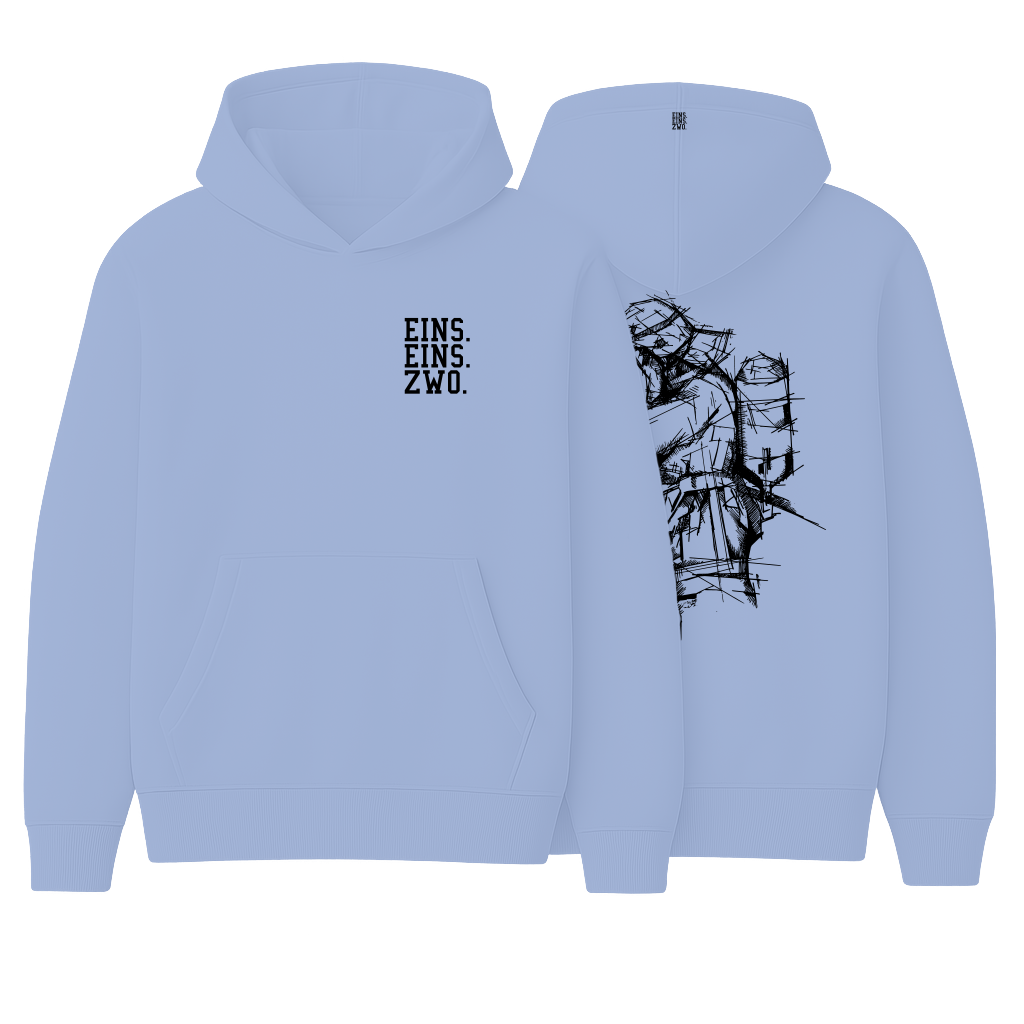 Design EINS. - Hoodie - Aufdruck schwarz