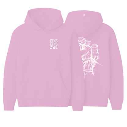 Design EINS. - Hoodie - Aufdruck weiß