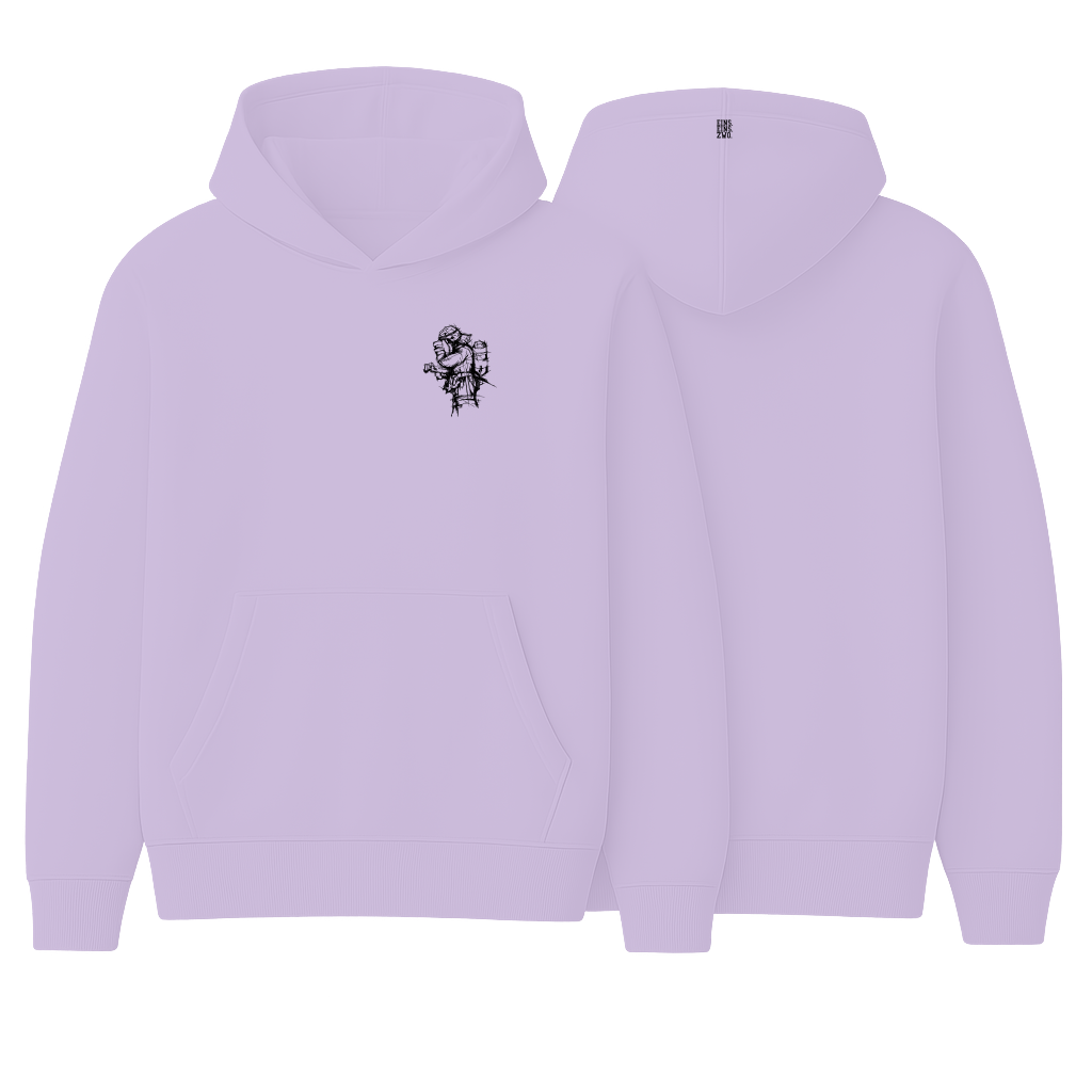 Design ZWO. - Hoodie - Aufdruck schwarz