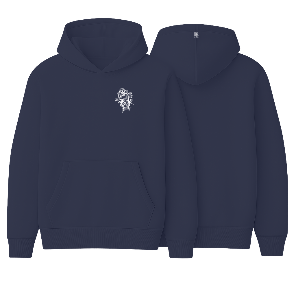 Design ZWO. - Hoodie - Aufdruck weiß