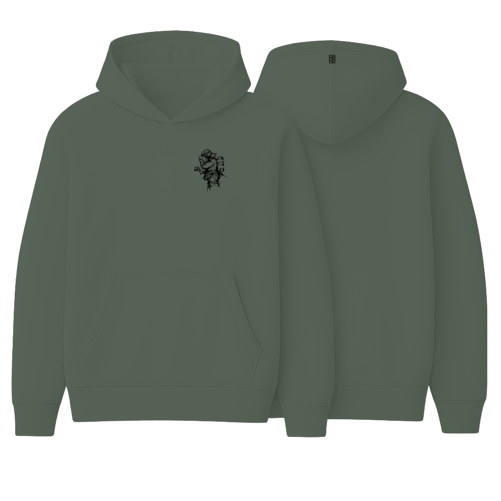 Design ZWO. - Hoodie - Aufdruck schwarz