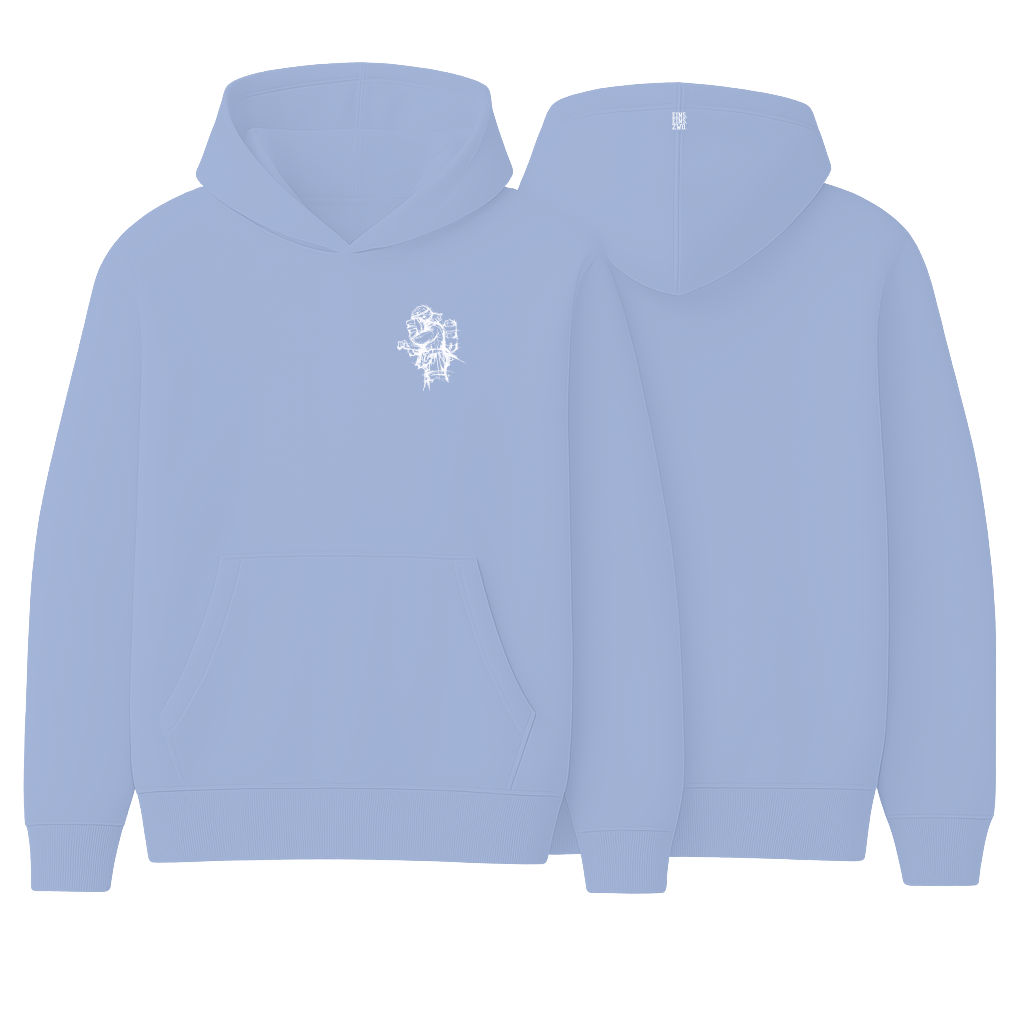 Design ZWO. - Hoodie - Aufdruck weiß