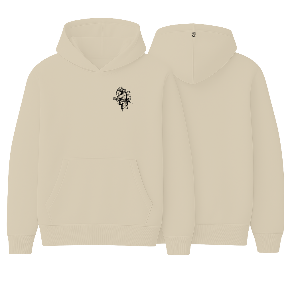 Design ZWO. - Hoodie - Aufdruck schwarz