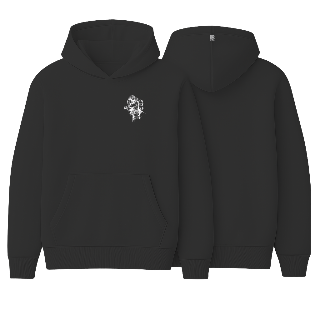 Design ZWO. - Hoodie - Aufdruck weiß