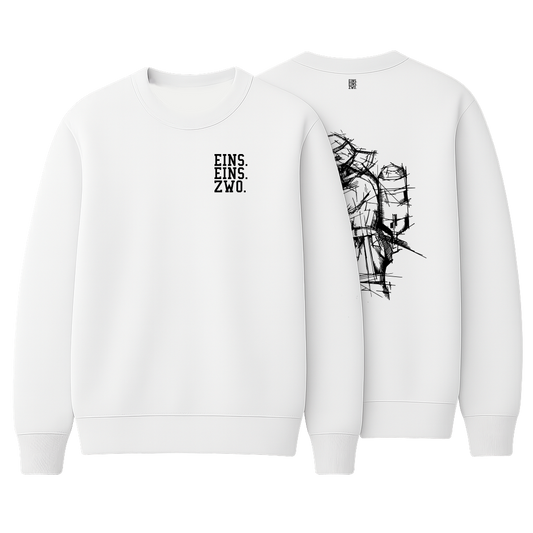 Design EINS. - Sweatshirt - Aufdruck schwarz