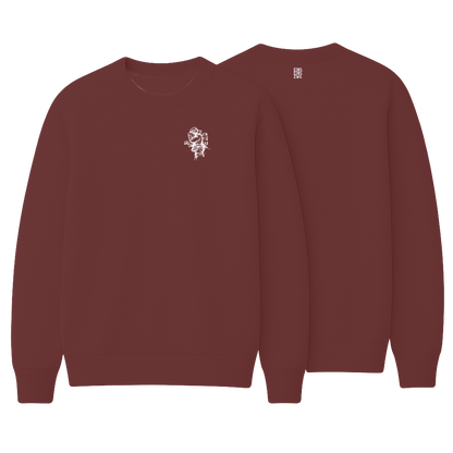 Design ZWO. - Sweatshirt - Aufdruck weiß