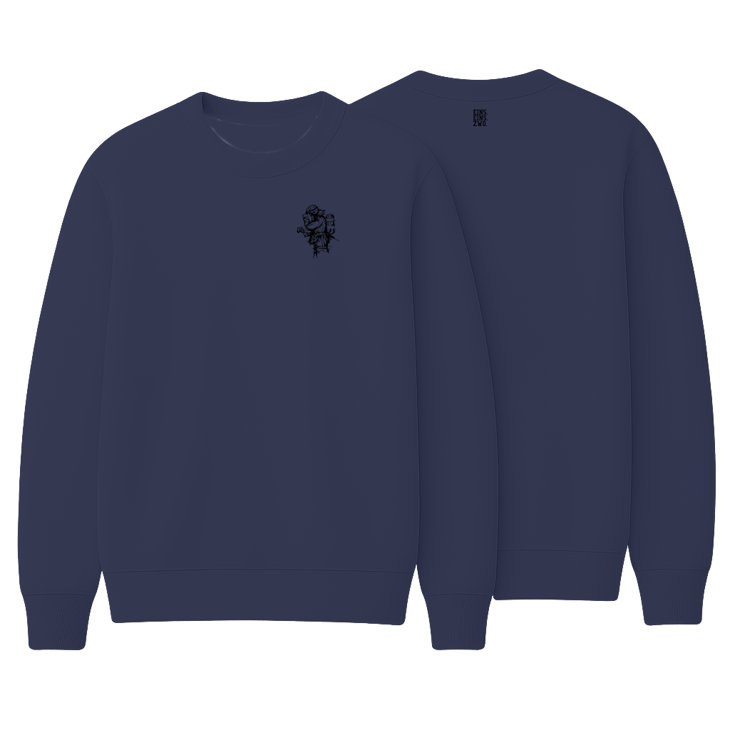 Design ZWO. - Sweatshirt - Aufdruck schwarz