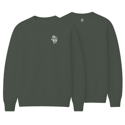 Design ZWO. - Sweatshirt - Aufdruck weiß