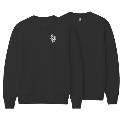 Design ZWO. - Sweatshirt - Aufdruck weiß