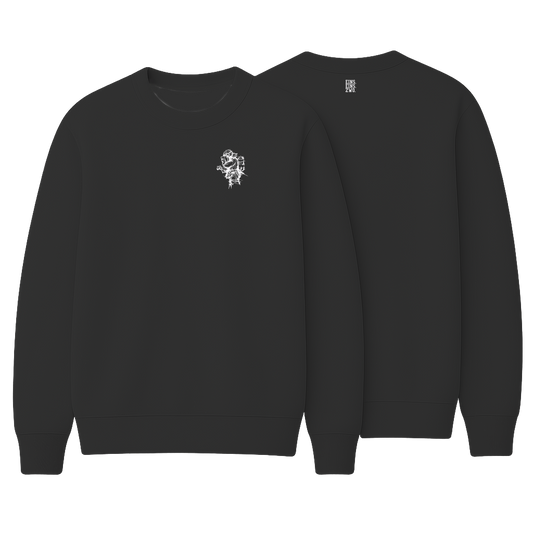 Design ZWO. - Sweatshirt - Aufdruck weiß