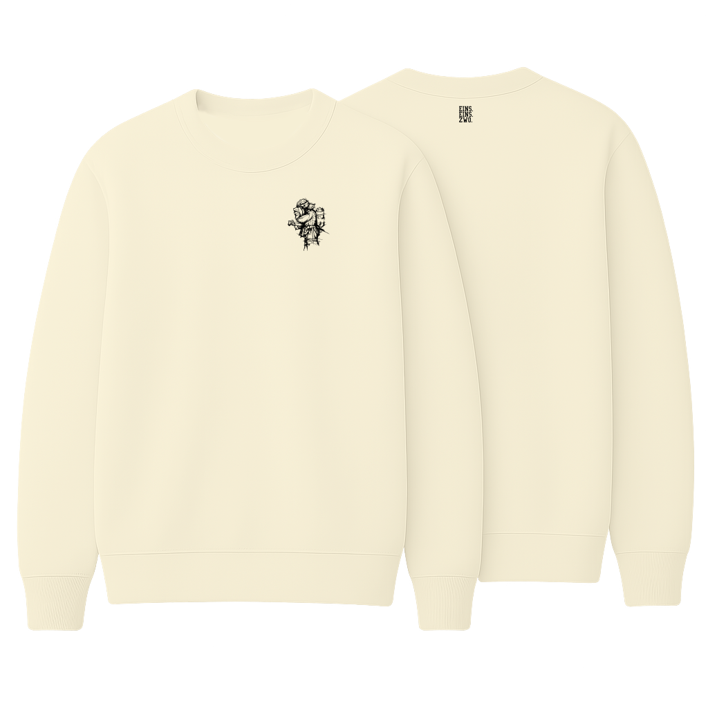 Design ZWO. - Sweatshirt - Aufdruck schwarz