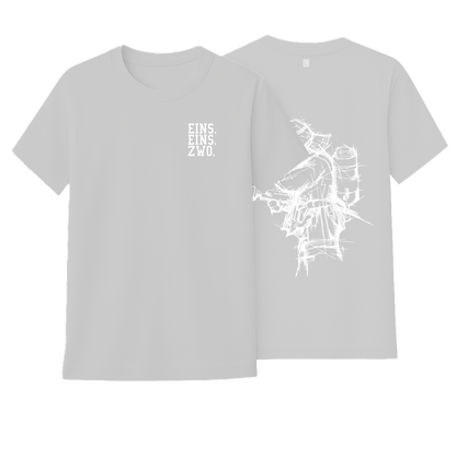 Design EINS. - T-Shirt - Aufdruck weiß