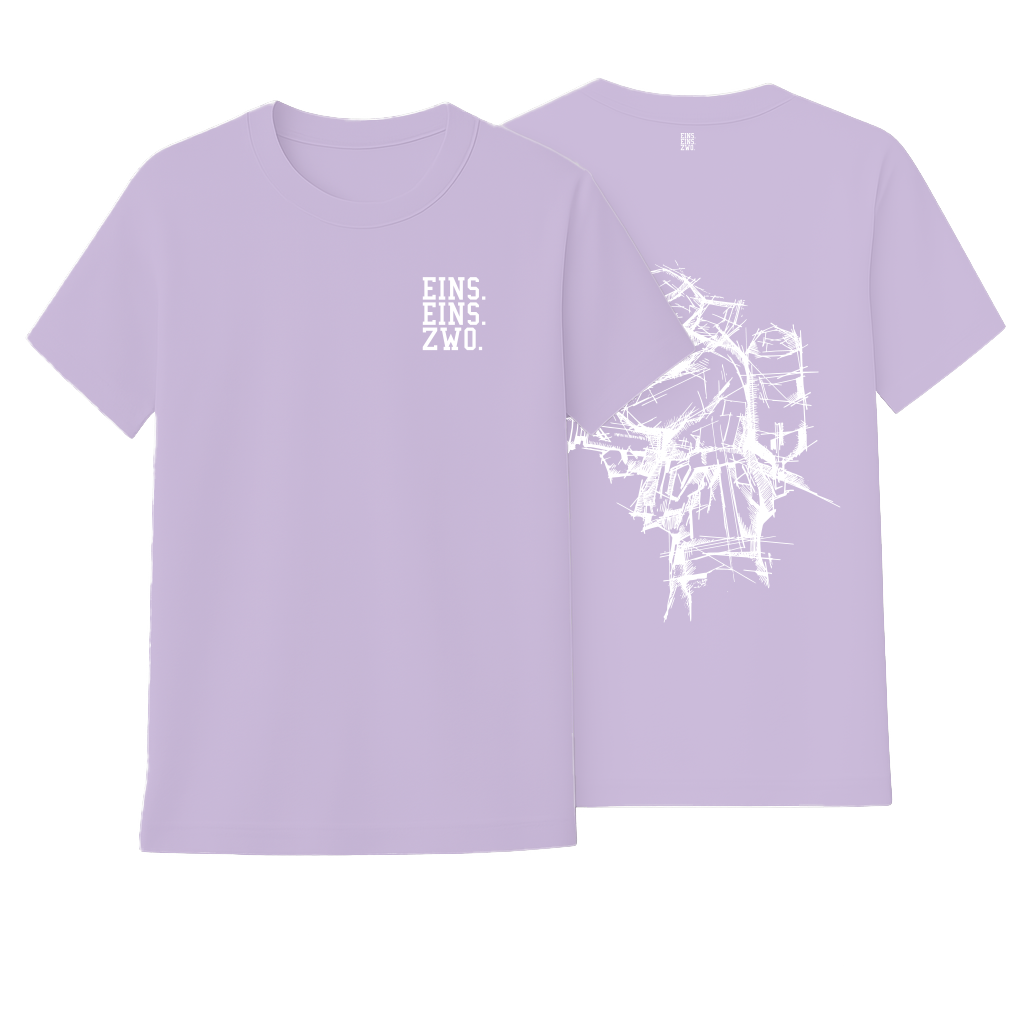 Design EINS. - T-Shirt - Aufdruck weiß