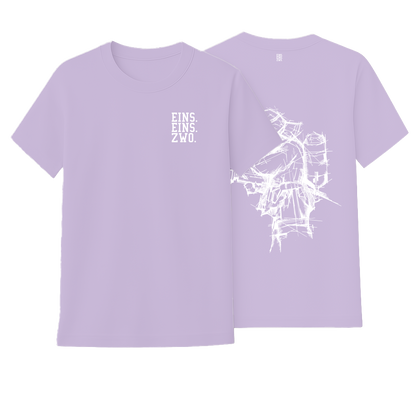 Design EINS. - T-Shirt - Aufdruck weiß