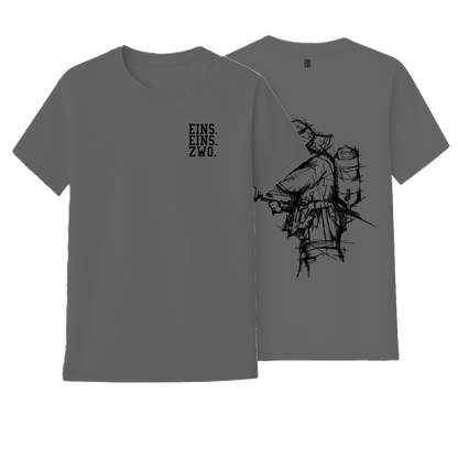 Design EINS. - T-Shirt - Aufdruck schwarz