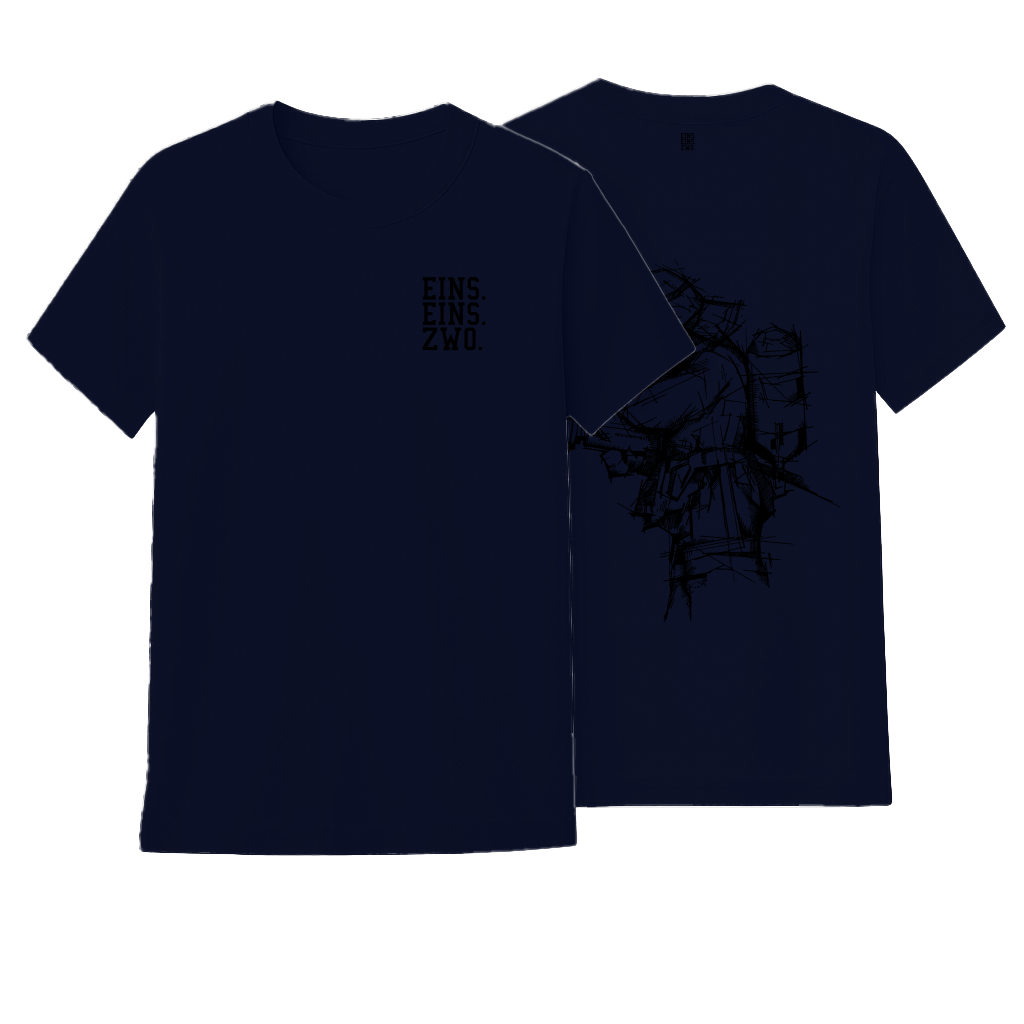 Design EINS. - T-Shirt - Aufdruck schwarz