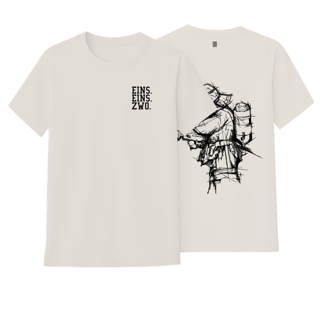 Design EINS. - T-Shirt - Aufdruck schwarz