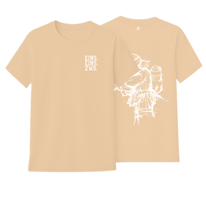 Design EINS. - T-Shirt - Aufdruck weiß